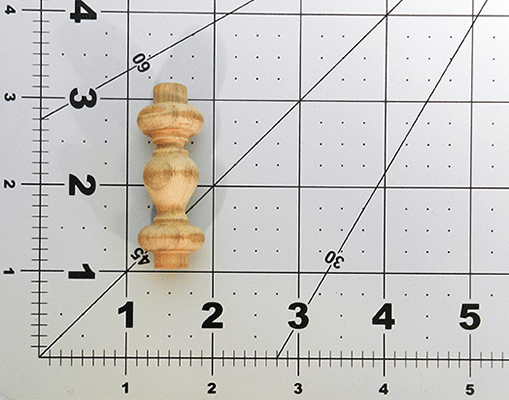 Maple Gallery Spindles 2-1/16 inch | Bear Woods Supply