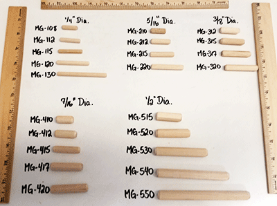 Standard Metric Dowel Pin Sizes Chart