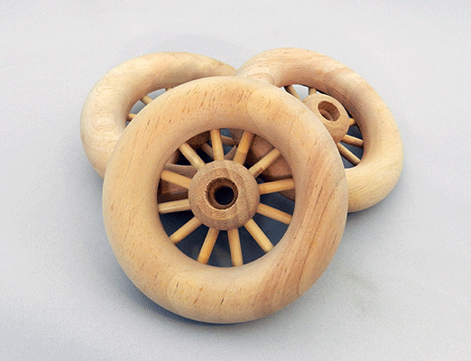 toy wooden wheels